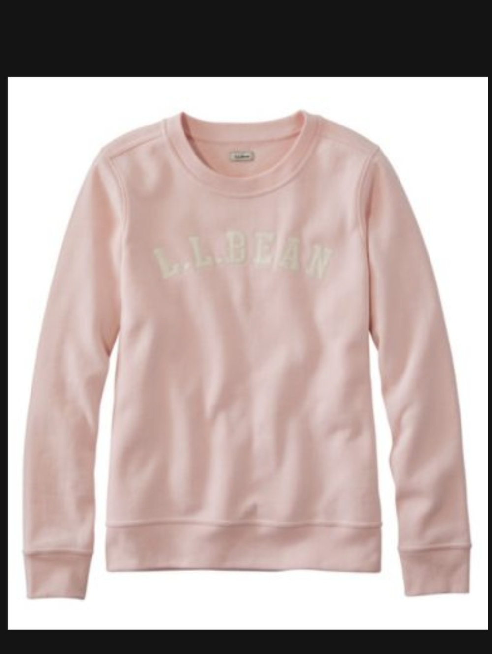 Light Pink Crew Neck Logo Sweatshirt